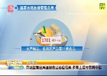 市场监管总局通报食品抽检结果 多家主流零售商食用农产品不合格